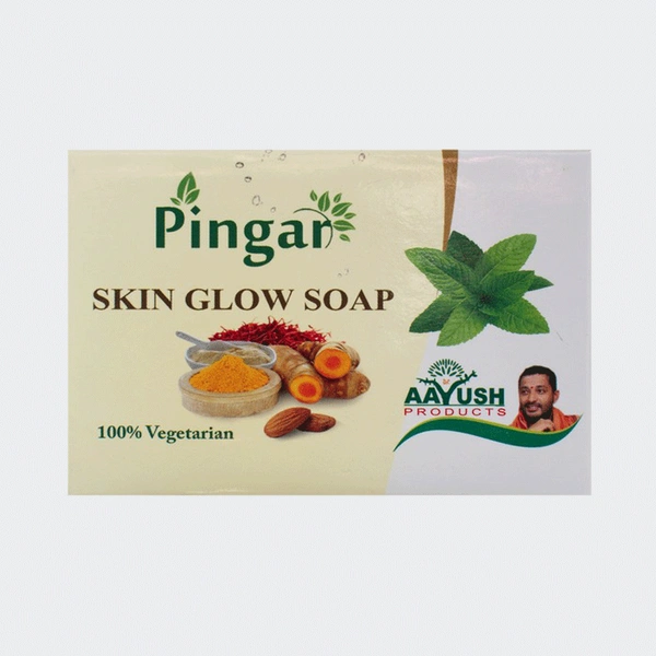 AYUR ASHRAMA PHARMACEUTICALS Skin Glow Soap (Aayush) - Ayur Ashrama - 75Gm