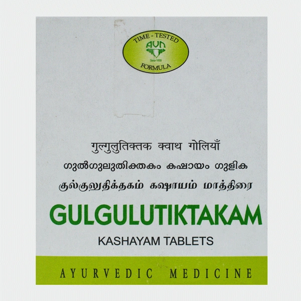 AVN AYURVEDA FORMULA Gulgulutiktakam Kashyam Tablet - Avn Ayurveda - 100Tablet