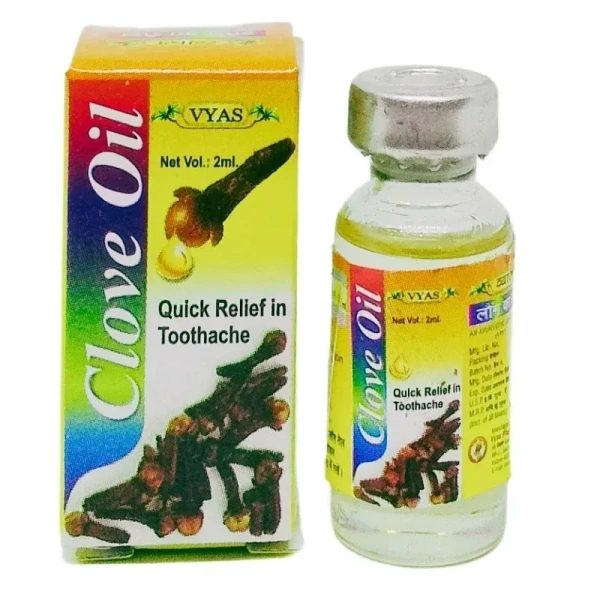 VYAS PHARMACEUTICALS Clove Oil - Vyas Pharma - 2Ml