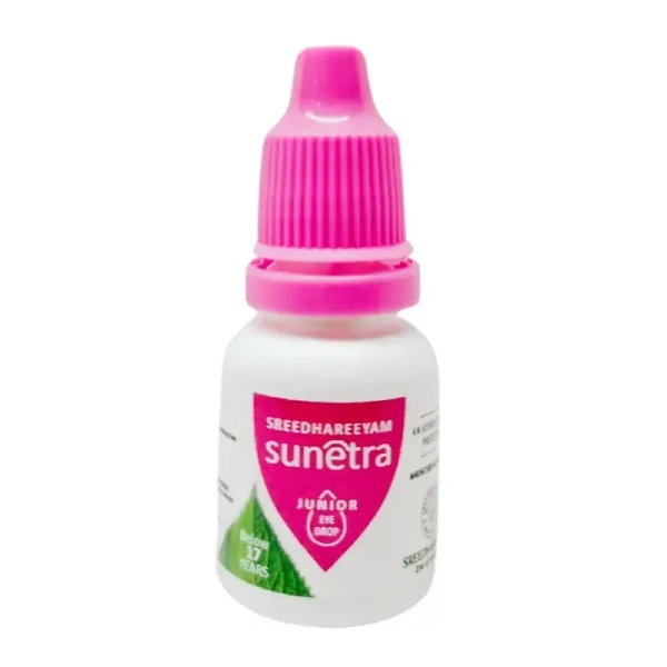 SREEDHAREEYAM Sunetra Junio Eye Drop - Sreedhareeyam - 10Ml