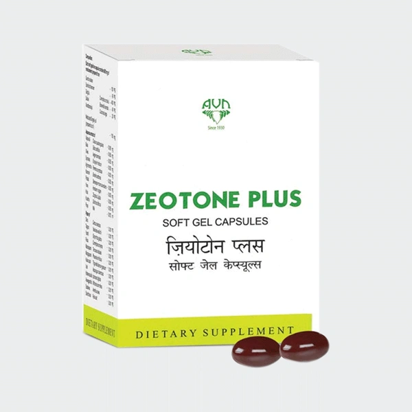 AVN AYURVEDA FORMULA Zeotone Soft Gel Capsule - Avn Ayurveda - 100Capsule