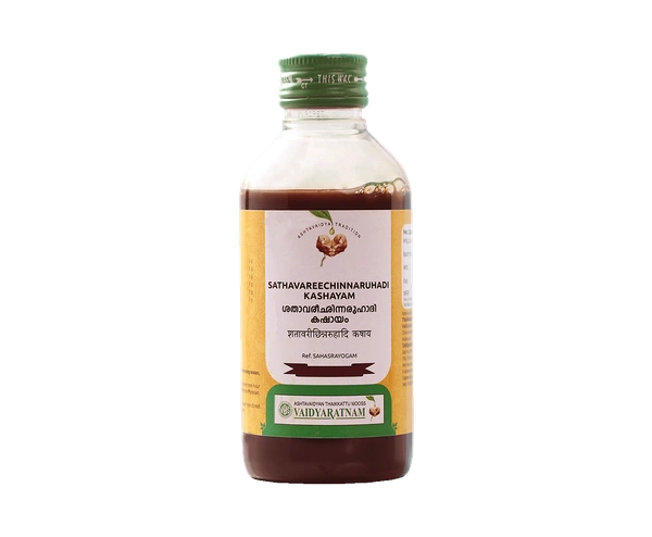 VAIDYARATHNAM Sathavareechinnaruhadi Kashayam - Vaidyaratnam - 200Ml