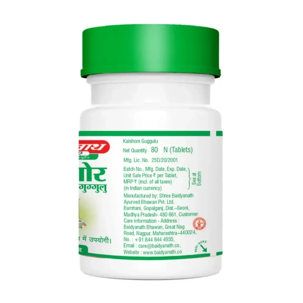 BAIDYANATH  Kaishora Guggulu - Baidyanath - 80Tablet