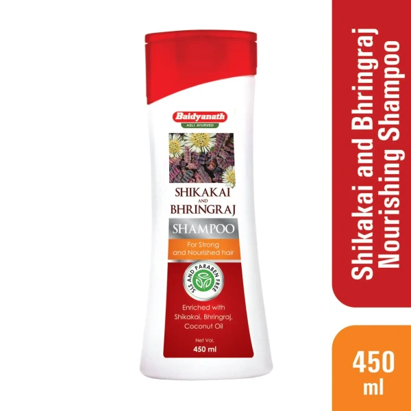 BAIDYANATH  Shikakai  & Bhringraj Shampoo - Baidyanath - 200Ml