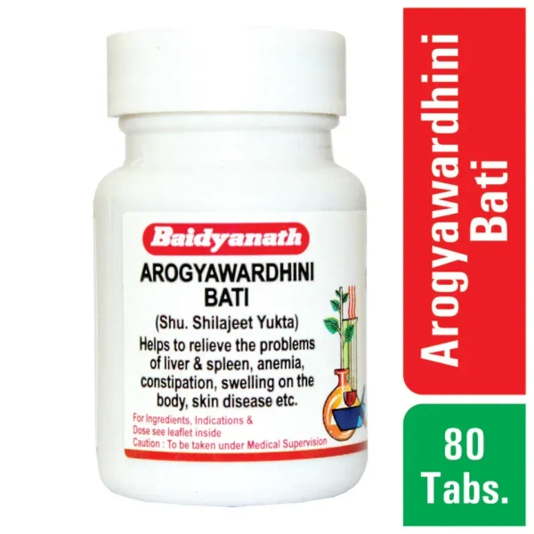 BAIDYANATH Arogyawardhini Bati - Baidyanath - 80Tablet