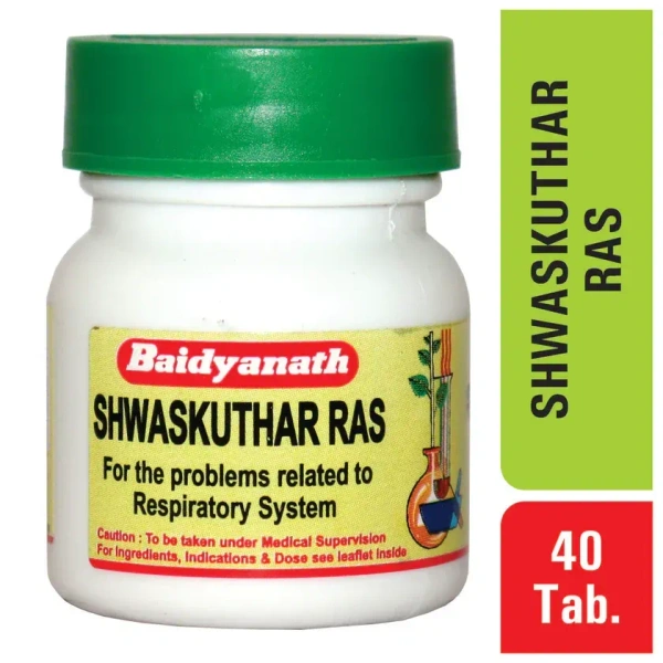 BAIDYANATH  Shwaskuthar Ras - Baidyanath - 80Tablet