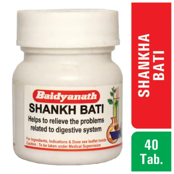 BAIDYANATH  Shankha Bati - Baidyanath - 40Tablet