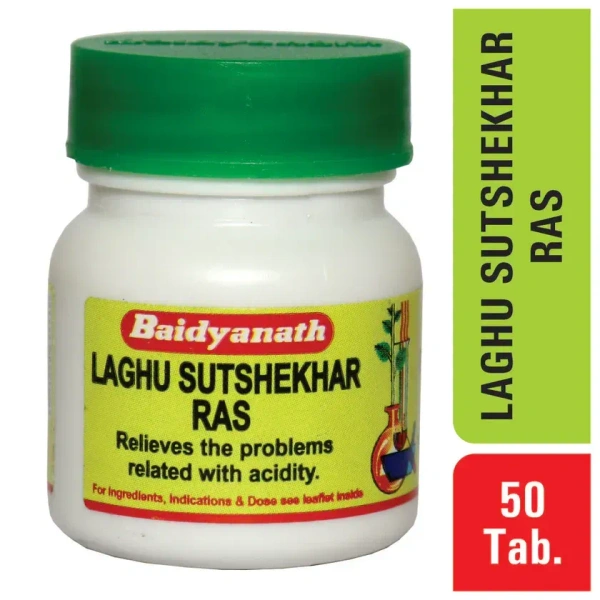 BAIDYANATH  Laghu Sutshekar - Baidyanath - 50Tablet