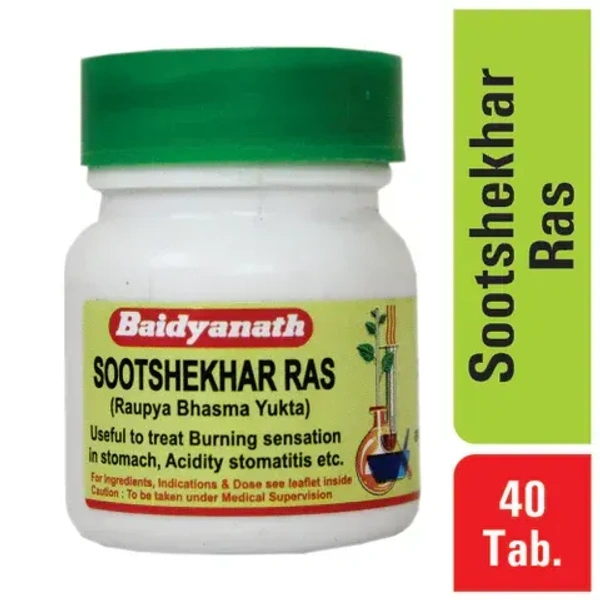 BAIDYANATH  Sootshekhar Ras - Baidyanath - 40Tablet