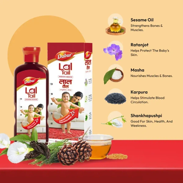 DABUR INDIA LIMITED Lal Taila - Dabur  - 200Ml