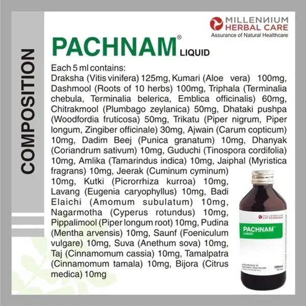 MILLENNIUM HERBALS Panchnam Liquid - Millennium - 200ml