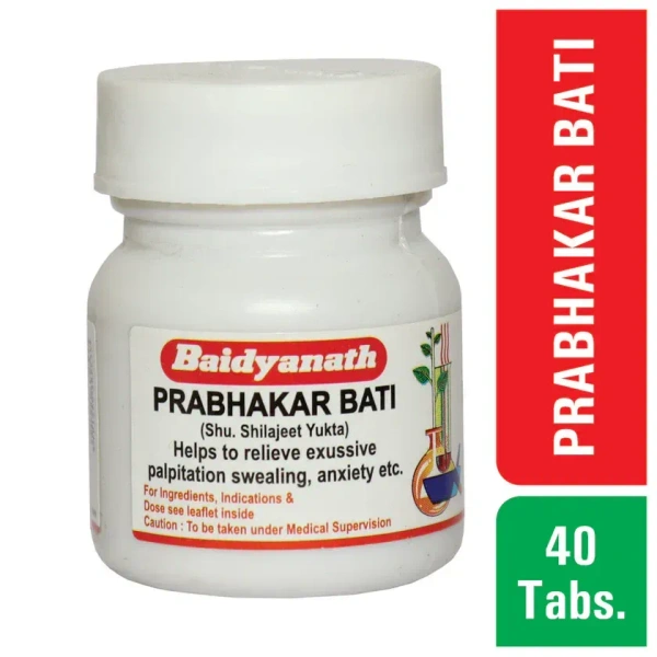 BAIDYANATH  Prabhakar Bati - Baidyanath - 40Tablet