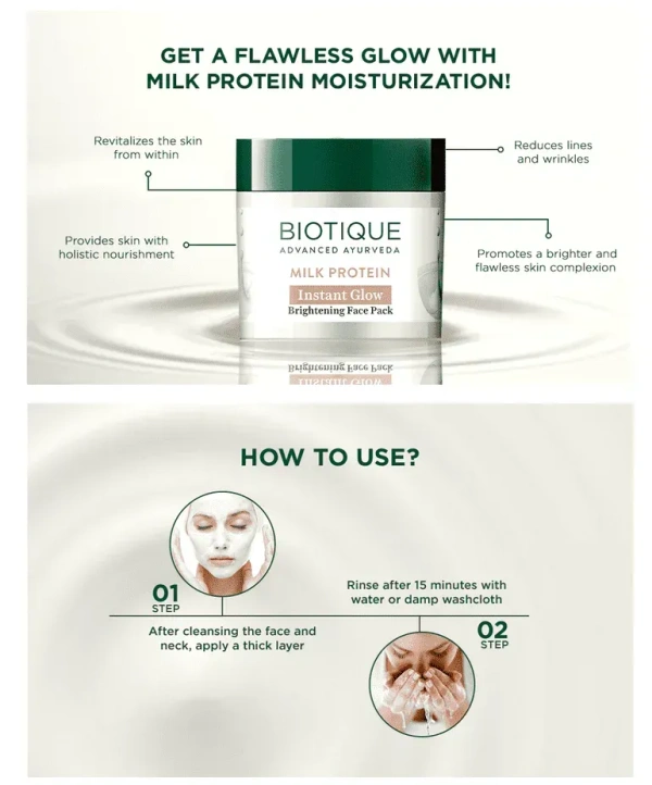 BIOTIQUE Milk Protein Face Pack - Biotique - 50gm