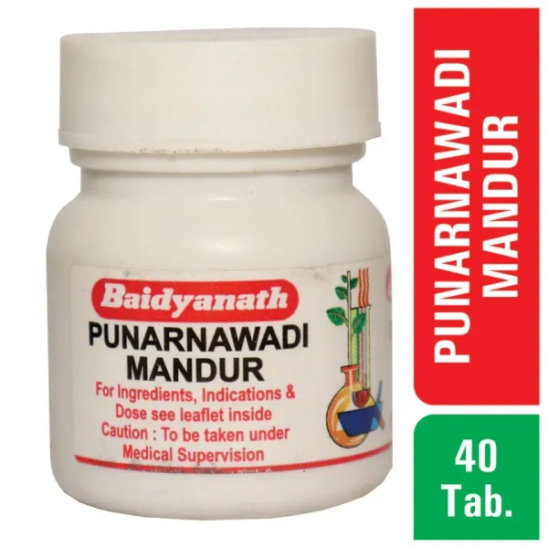 BAIDYANATH Punarnavadi Mandur - Baidyanath - 40Tablet