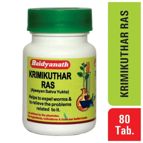 BAIDYANATH  Krimikuthar Ras - Baidyanath - 80Tablet