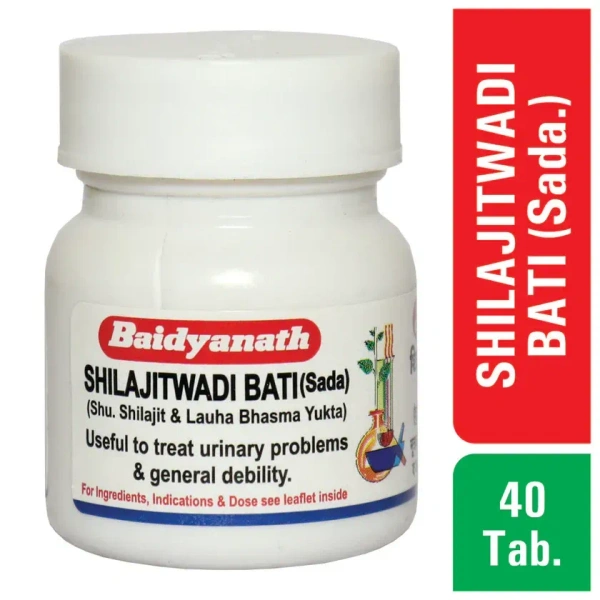 BAIDYANATH  Shilajitwadi Bati - Baidyanath - 40Tablet