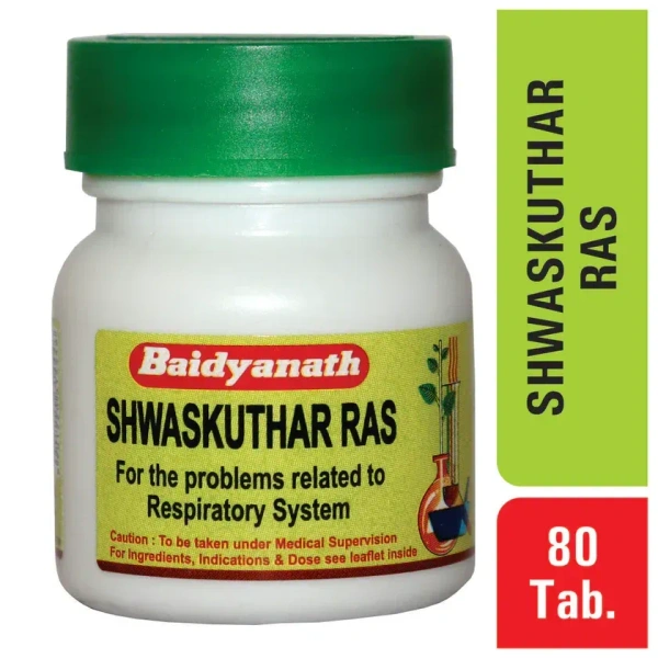 BAIDYANATH  Shwaskuthar Ras - Baidyanath - 80Tablet