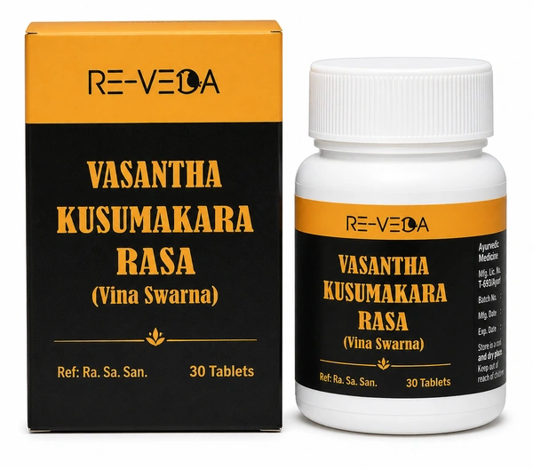 REVINTO Vasantha Kusumakara Rasa (Vina Swarna)-REVINTO - 30Tablet