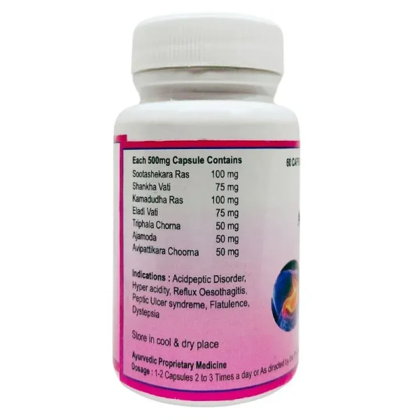 AYUR ASHRAMA PHARMACEUTICALS Ayur Amla Pitta Capsule - Ayur Ashrama - 60Capsule