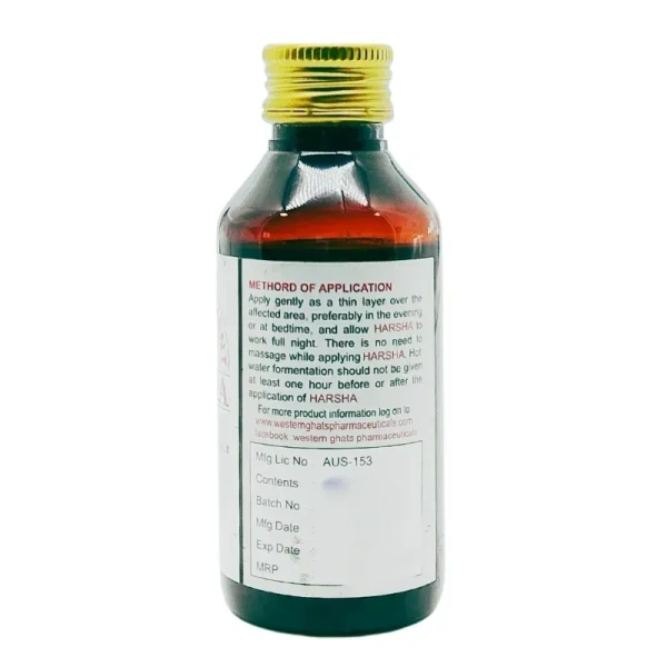 WESTERN GHATS PHARMACEUTICALS Harsha Oil - Western - 50Ml