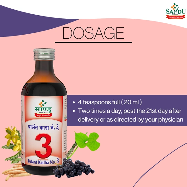 SANDU BROTHERS Balant Kadha No 3  - Sandu  - 200Ml