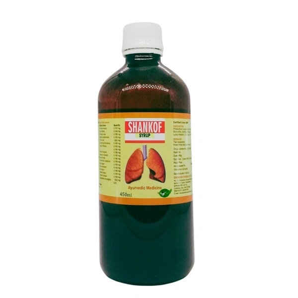 SHANKAR PHARMACEUTIC Shankkof Syrup - Shankar - 450ml