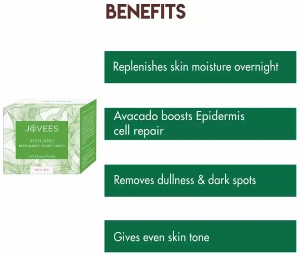JOVEES HERBAL CARE Revitalising Night Cream - Jovees - 50g
