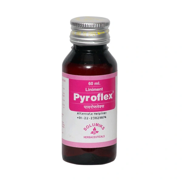 SOLUMIKS HERBACEUTICALS Pyroflex Liniment - Solumik - 60Ml