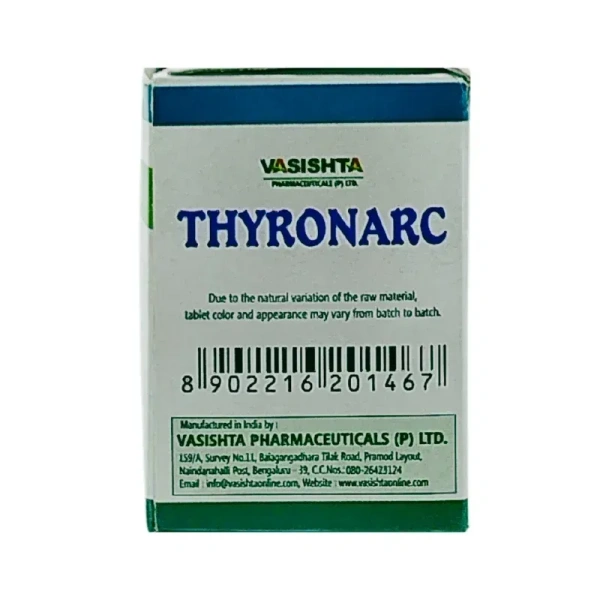 VASISHTA PHARMA Thyronarc Tablet - Vasishta - 10 Tablets