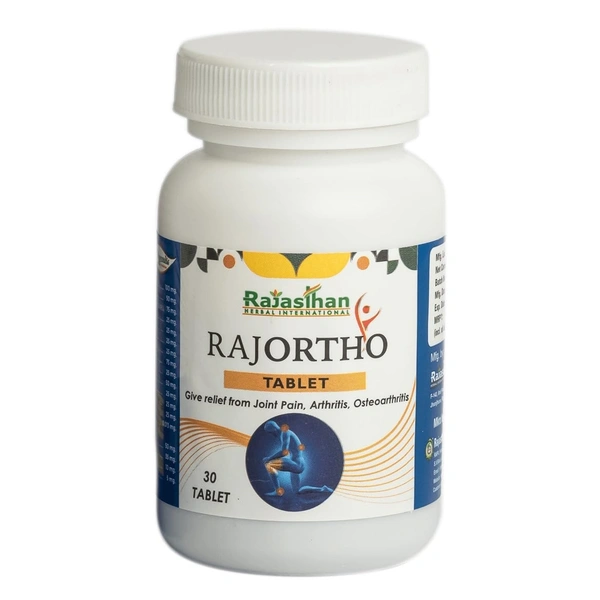 RAJASTHAN HERBALS  Rajortho Tablets - Rajasthan - 30 Tablets