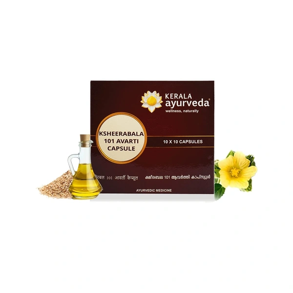  Kerala Ayurveda Ksheerabala 101 Avarti Capsules  - Kerala  - 100Capsules