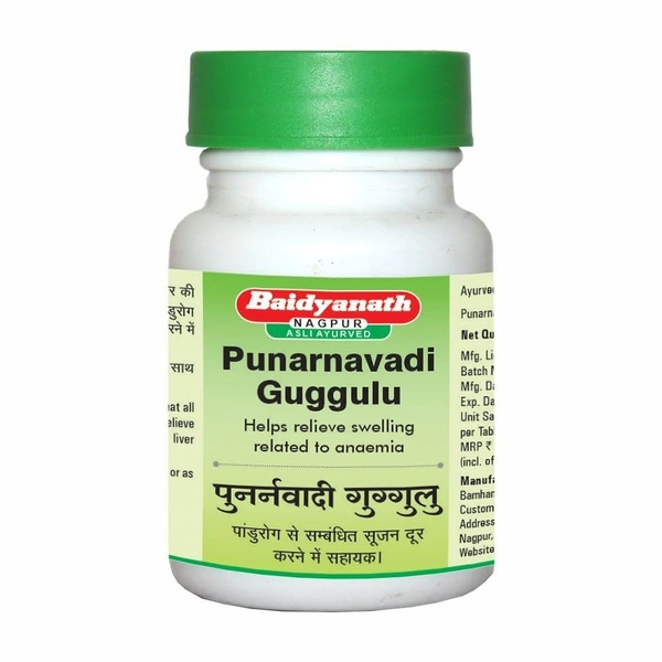 BAIDYANATH  Punarnavadi Guggulu - Baidyanath - 80Tablet