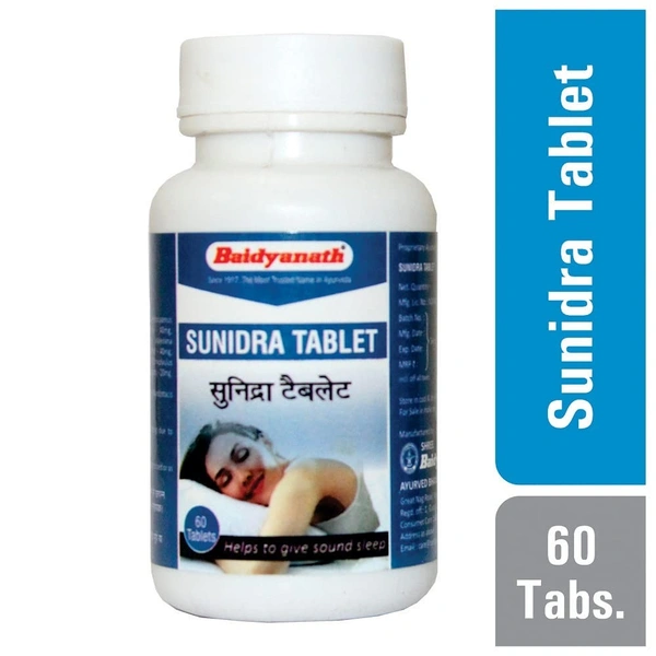 BAIDYANATH  Sunidra Tab - Baidyanath - 60Tablet