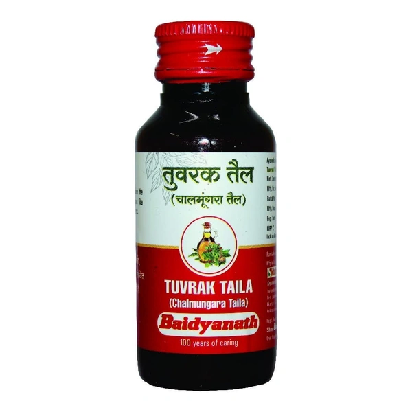 BAIDYANATH  Tuvrak Taila Chalmungara Taila - Baidyanath - 50Ml