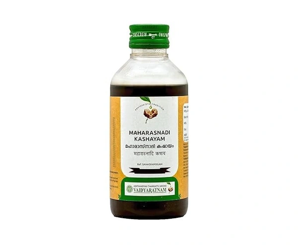 VAIDYARATHNAM Maha Rasnadi Kashayam - Vaidyaratnam - 200Ml