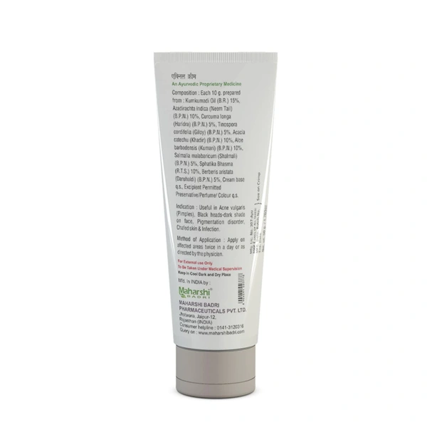 MAHARSHI PHARMACEUTICAL Acnyl Cream - Maharishi - 25g