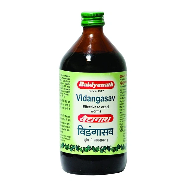 BAIDYANATH  Vidangasav - Baidyanath - 450Ml