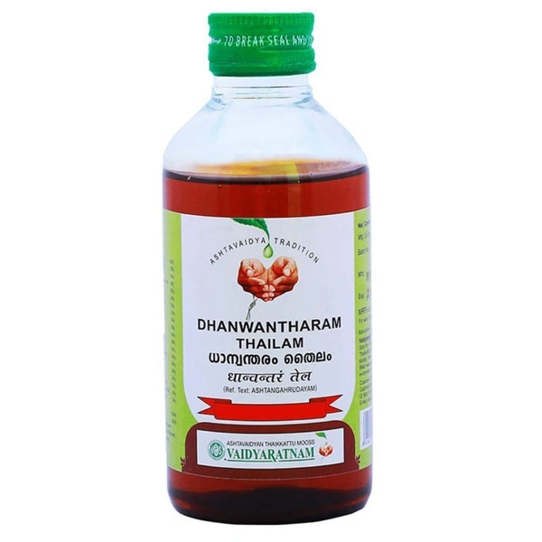 VAIDYARATHNAM Dhanwantharam Tail - Vaidyaratnam  - 200Ml