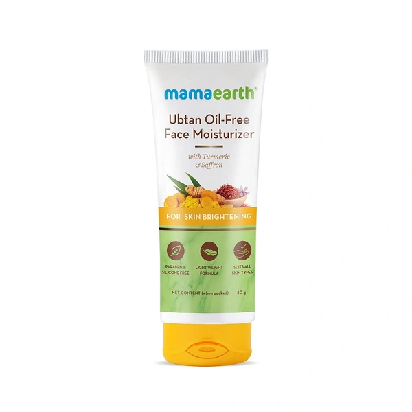 MAMA EARTH Ubtan Oil Free Face Moisturizer - Mama Earth - 80G