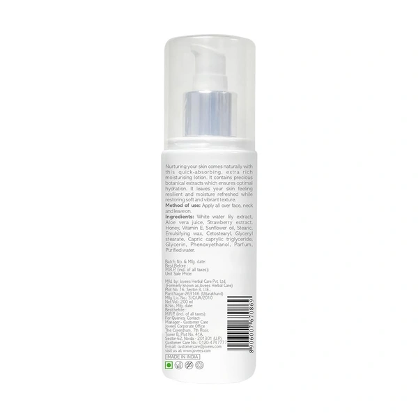 JOVEES HERBAL CARE White Water Lily Moisturizing Lotion - Jovees - 200ml