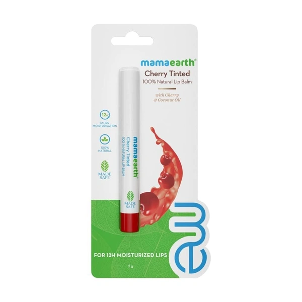 MAMA EARTH Cherry Tinted Lip Balm - Mama Earth - 2g