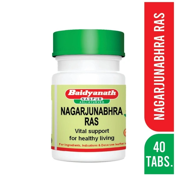 BAIDYANATH AYURVED B Nagarjunabhra Ras - Baidyanath - 40Tablet