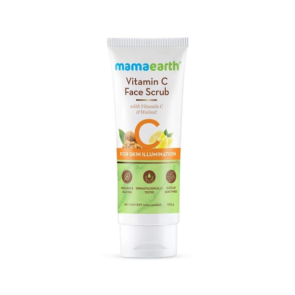 MAMA EARTH Vitamin C Face Scrub - Mama Earth - 100g