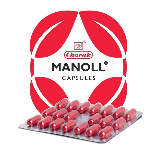 CHARAK  Manoll Capsule - Charak - 20Capsule