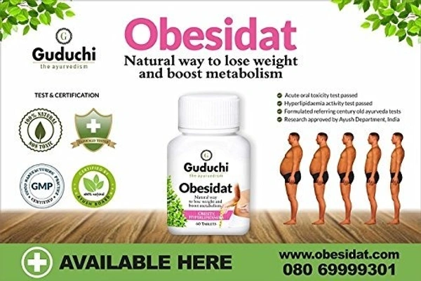 GUDUCHI THE AYURVEDI Obesidat Combi Tablet  - Guduchi - 60Tablet