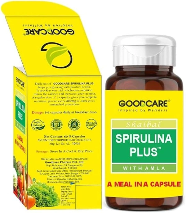 GOOD CARE  Spirulina Plus Capsule - GoodCare - 60Capsule