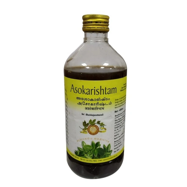 THE ARYA VAIDYA PHARMACY Asokarishtam - AVP - 450Ml