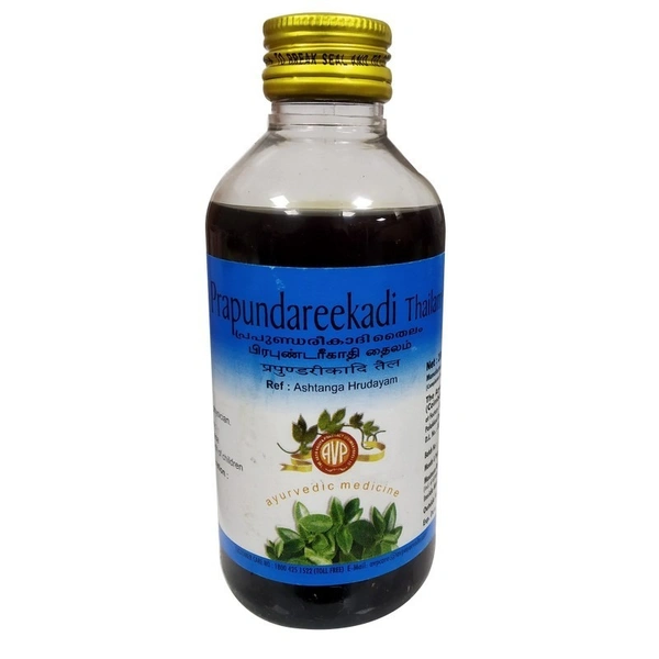 THE ARYA VAIDYA PHARMACY Prapundareekadi Tail - AVP - 200Ml