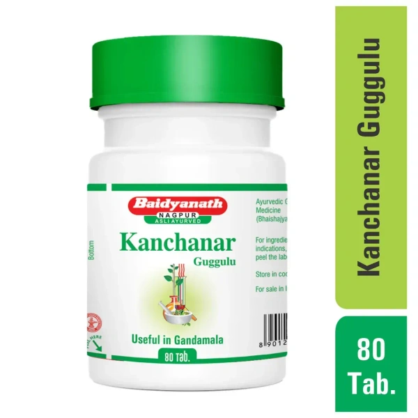 BAIDYANATH  Kanchanar Guggulu - Baidyanath - 80Tablet