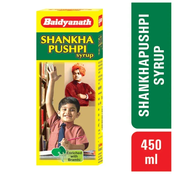 BAIDYANATH Shankhapushpi Syrup - Baidyanath - 450Ml